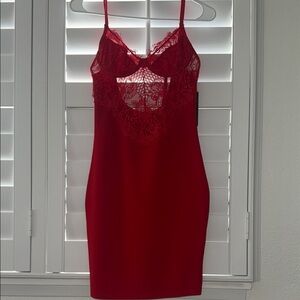 Fashion Nova Scarlet Lace Chemise